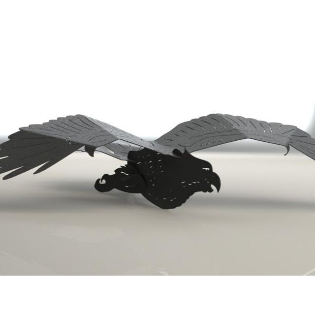 3D Puzzle Bald Eagle-DXFforCNC.com-DXF Files cut ready cnc machines