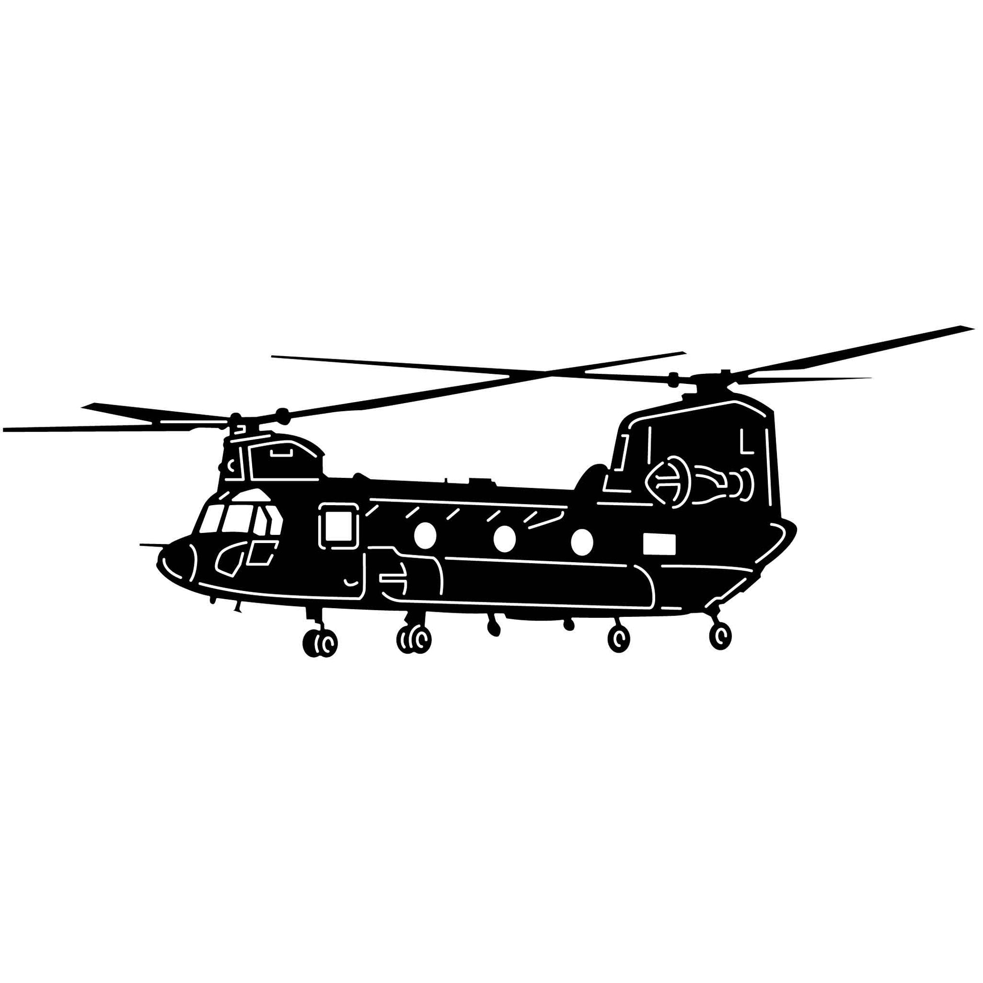 Military Aircraft Helicopter Boeing CH-47 Chinook American heavy-lift twin-engine