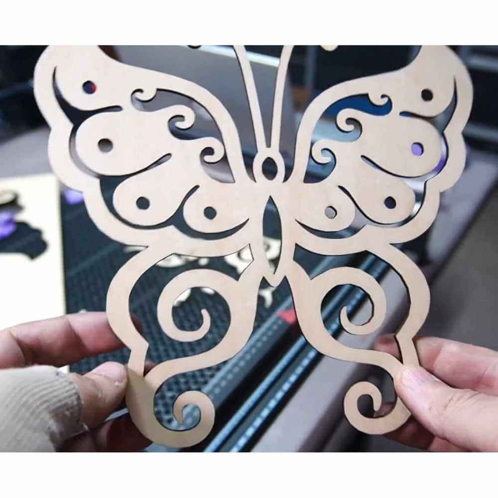 Butterfly Template Ornaments Wall Decor Free DXF File-DXFforCNC.com
