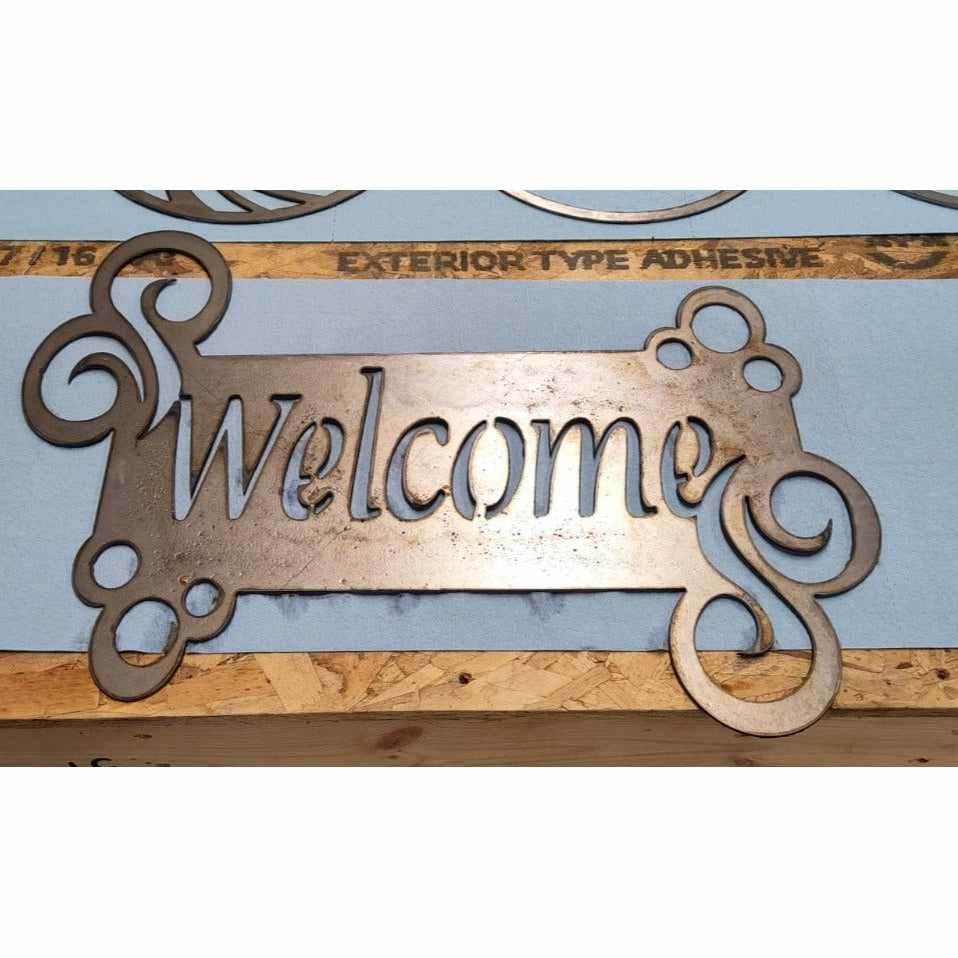 Welcome Sign Outdoor Décor | DXF File Download-DXFforCNC.com