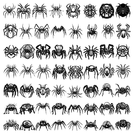 Spiders DXF Files Cut Ready for CNC Machines-DXFforCNC.com