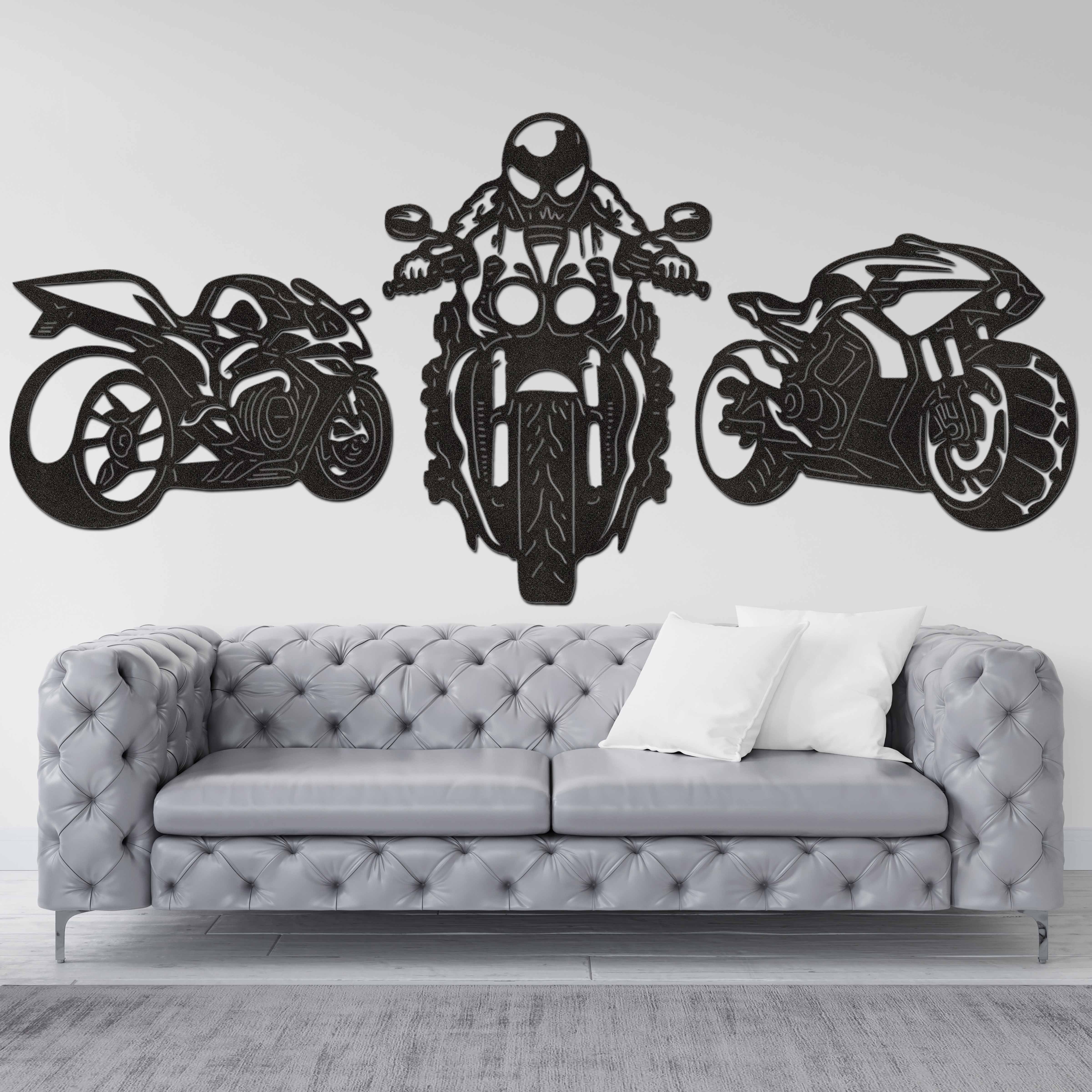 Motorcycles and Choppers DXF Files Cut Ready for CNC Machines-DXFforCNC.com