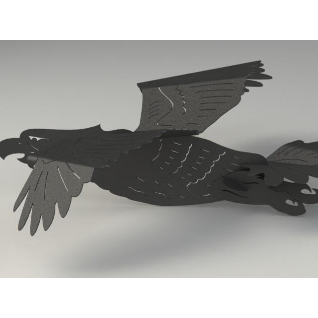 3D Puzzle Bald Eagle-DXFforCNC.com-DXF Files cut ready cnc machines