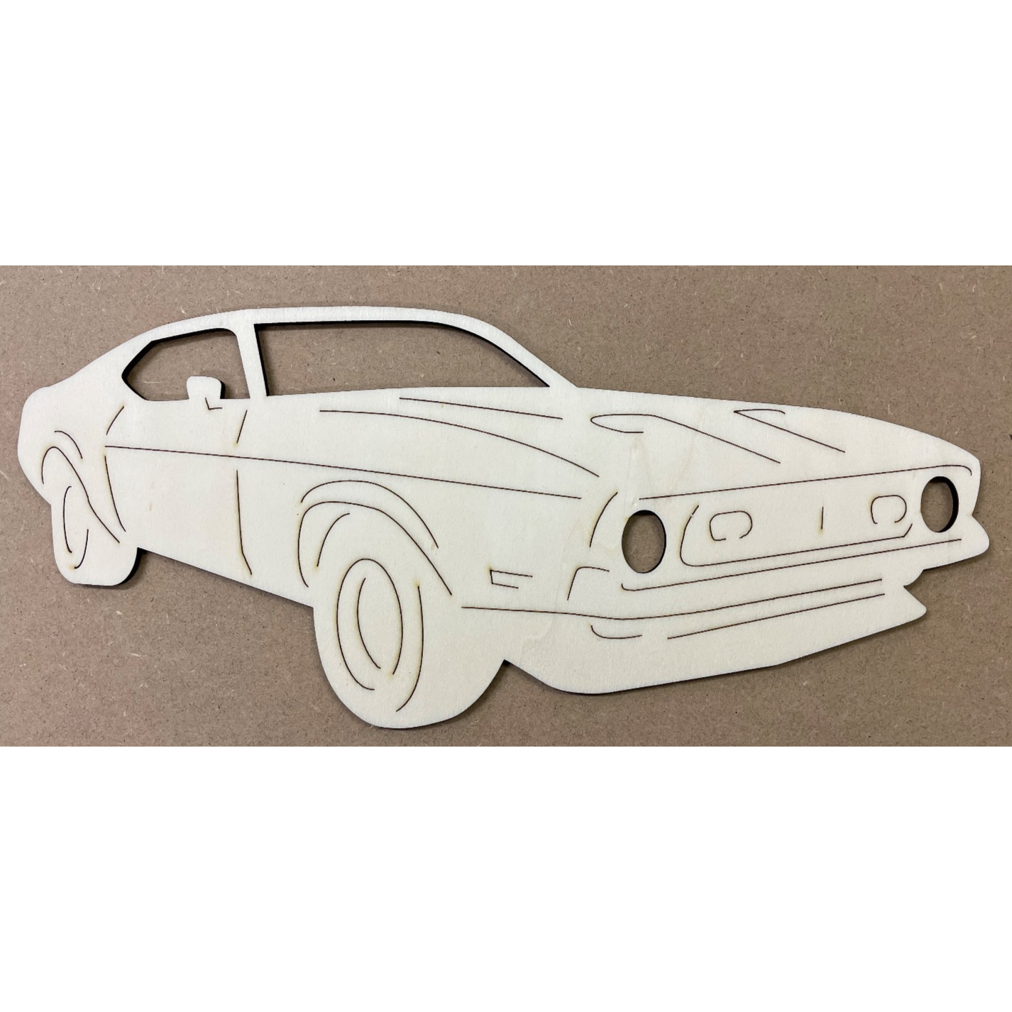 Old Muscle Car Free DXF file-DXFforCNC.com