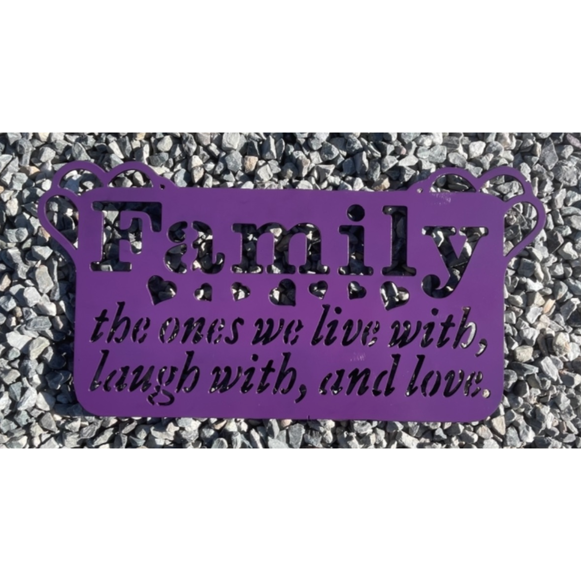Family Live, Laugh and Love Free DXF file-Cut Ready for cnc-DXFforCNC.com