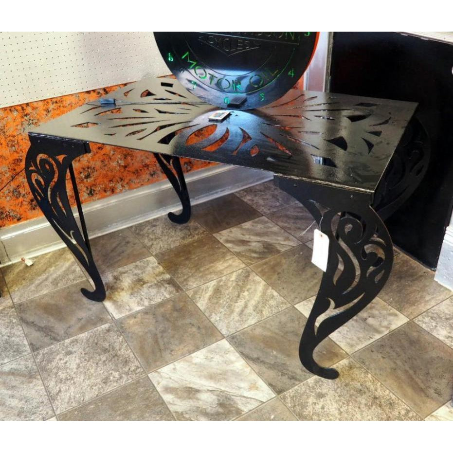 Rectangle Table with Traditional Style Scroll Legs-dxf files cut ready
