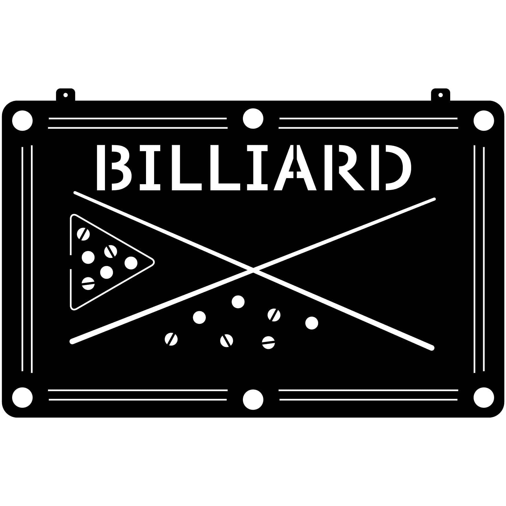 Billiards Table-DXF file cut ready for cnc machines-DXFforCNC.com