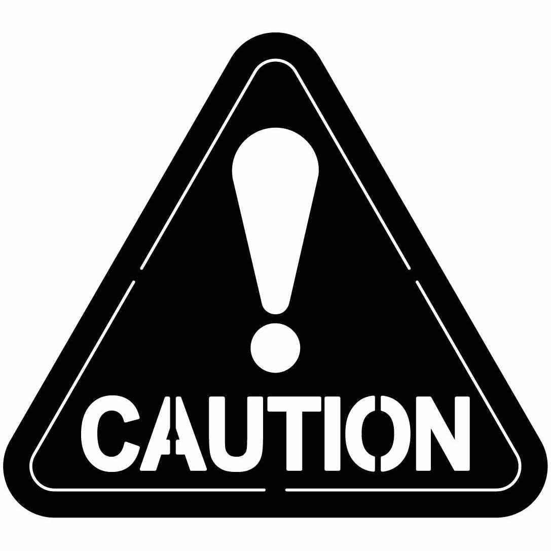 CAUTION Sign Triangle Free DXF file-cut ready for cnc-dxfforcnc.com