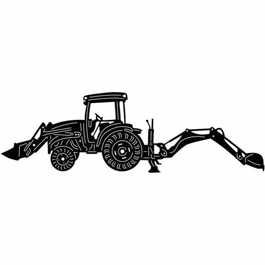 Compact Tractor Agricultural Machinery Free DXF file-cut ready for cnc machines