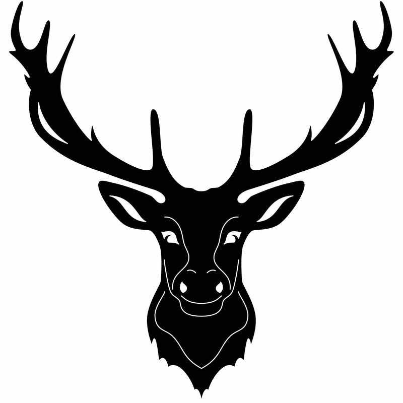 Deer and Moos Free DXF file-Cut Ready for cnc-DXFforCNC.com