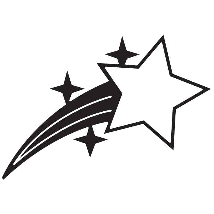 Flying Stars Free DXF File for CNC Machines-DXFforCNC.com
