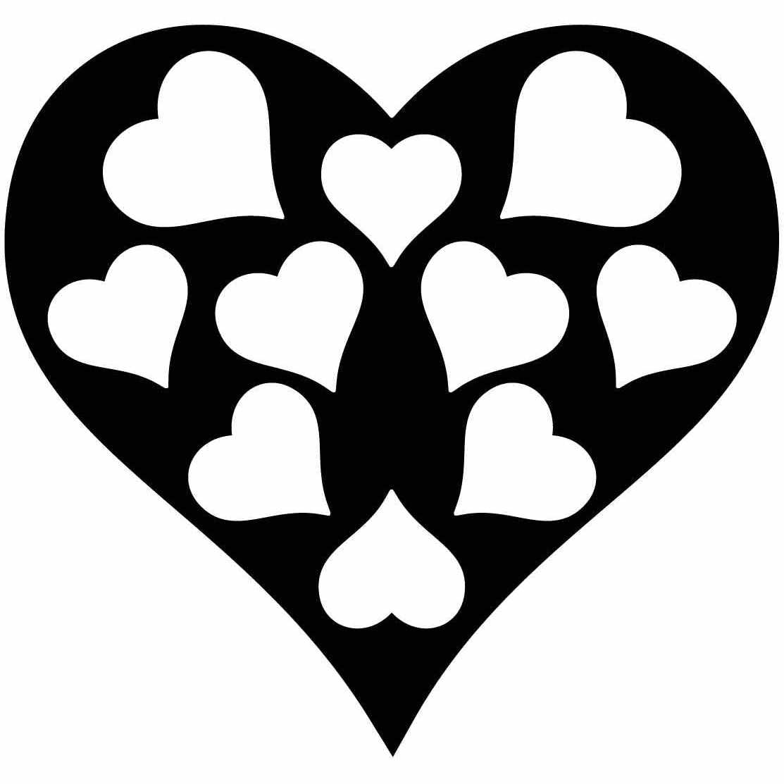 Love Hearts Free DXF files cut ready for CNC-DXFforCNC.com