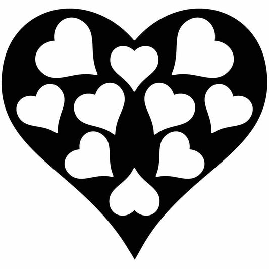 Love Hearts Free DXF files cut ready for CNC-DXFforCNC.com