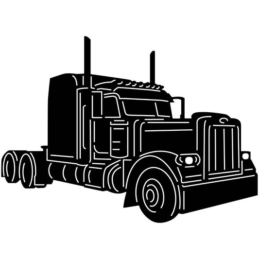Semi Truck Heavy Duty-DXF files cut ready for cnc machines-dxfforcnc.com