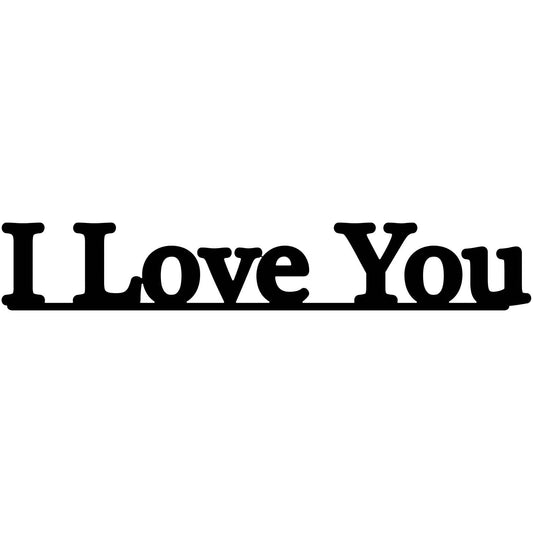 I Love You Free DXF files cut ready for CNC-DXFforCNC.com
