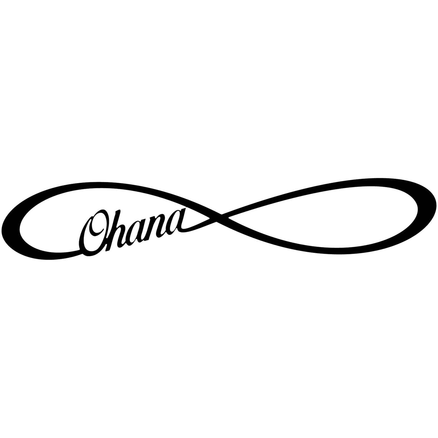 Love infinity Ohana - DXF files Cut Ready CNC Designs -DXFforCNC.com 