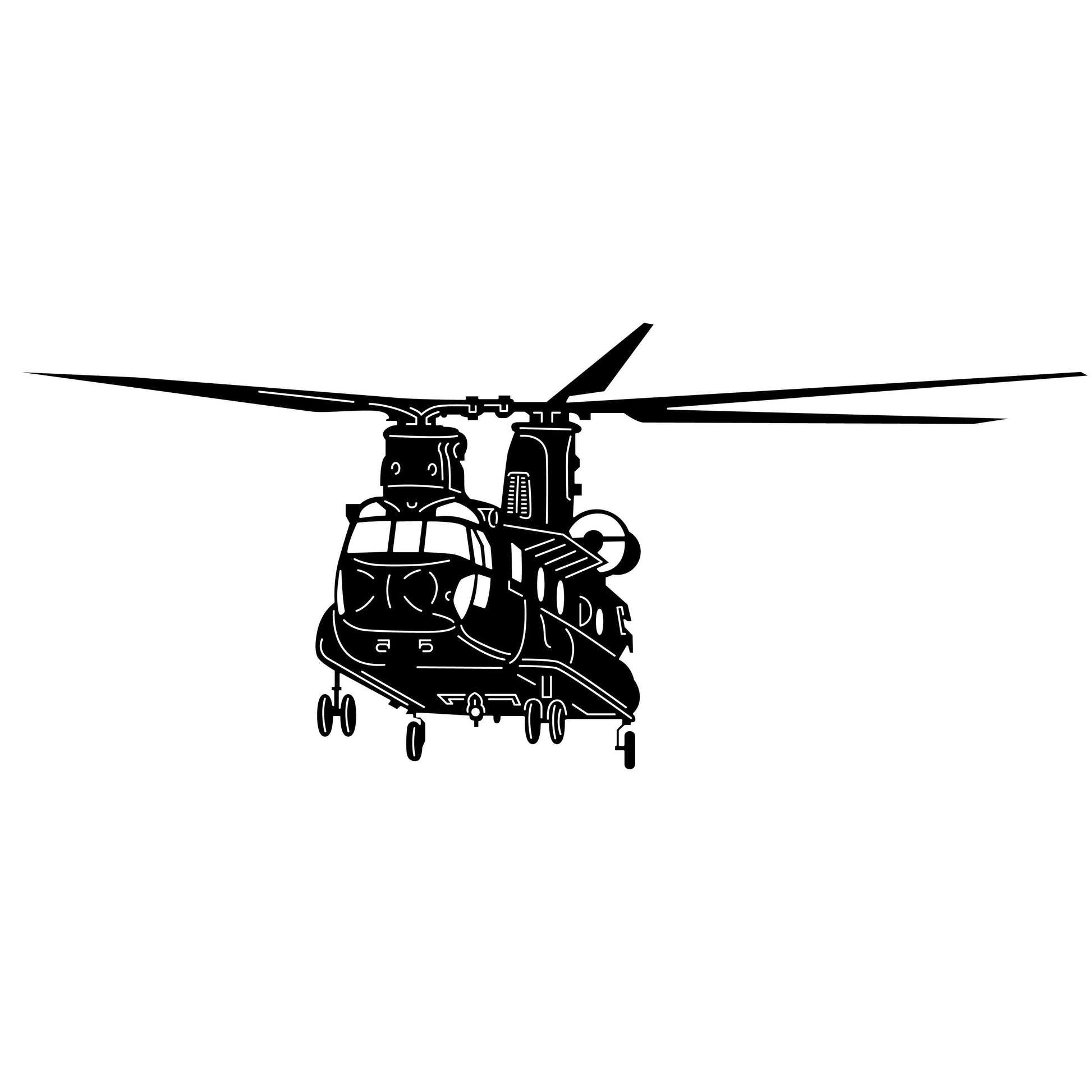 Military Aircraft Helicopter Boeing CH-47 Chinook American heavy-lift twin-engine
