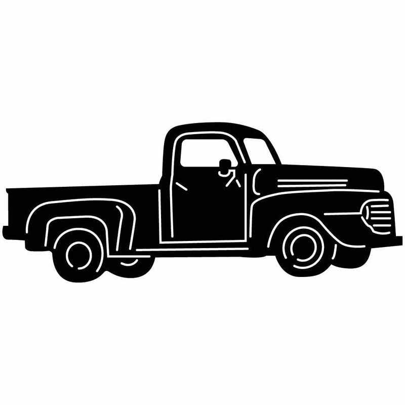 Old Truck Free-DXF files cut ready for CNC-DXFforCNC.com