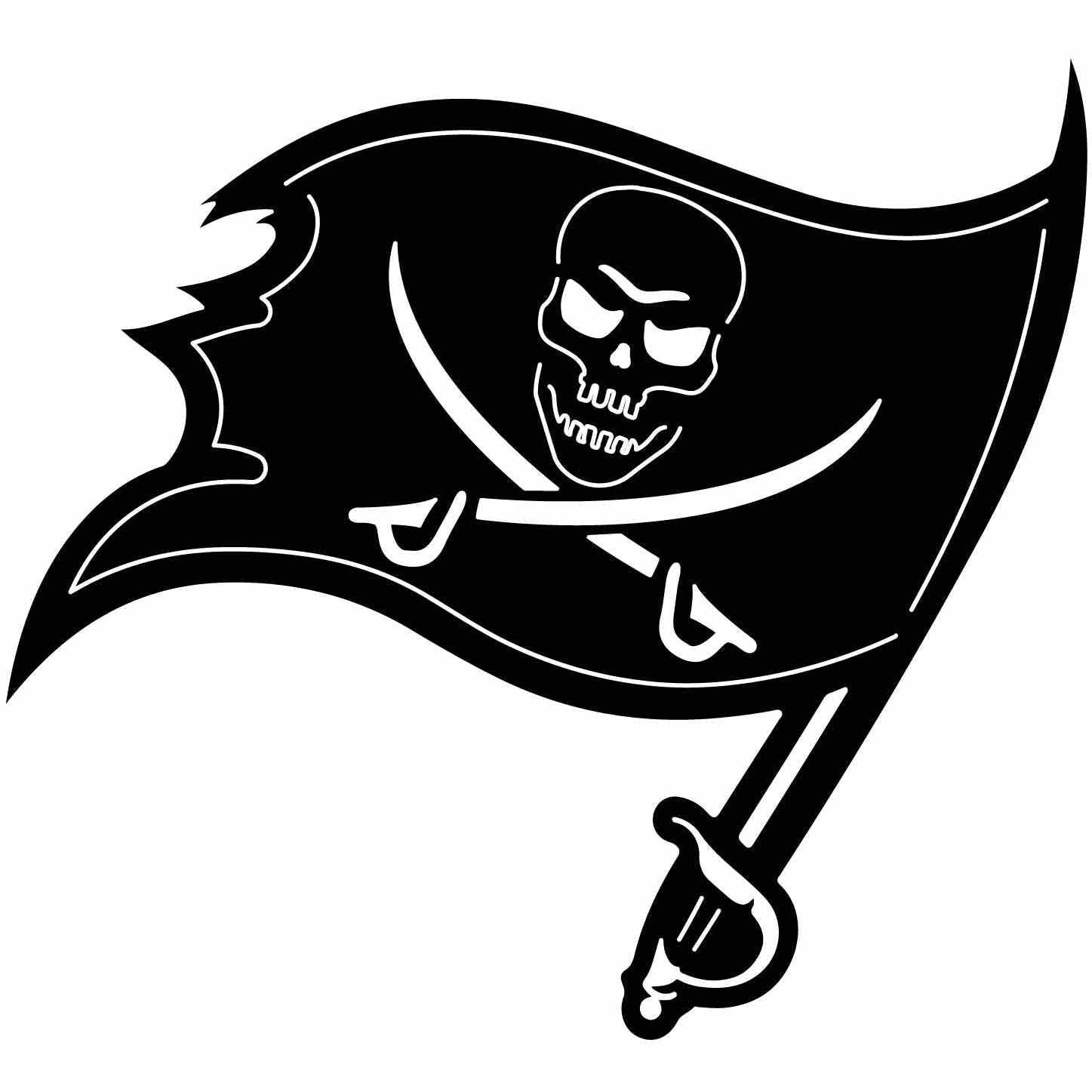 Pirates Flag Free DXF file-Cut Ready for cnc-DXFforCNC.com