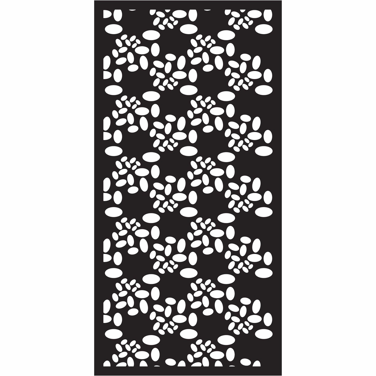 Abstract and Floral Decorative Privacy Screen Panels Doors or Fence-Free DXF files Cut Ready CNC Designs