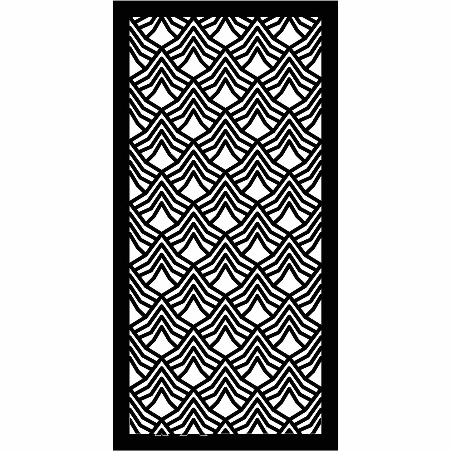 Abstract and Floral Decorative Privacy Screen Panels Doors or Fence-Free DXF files Cut Ready CNC Designs-dxfforcnc.com