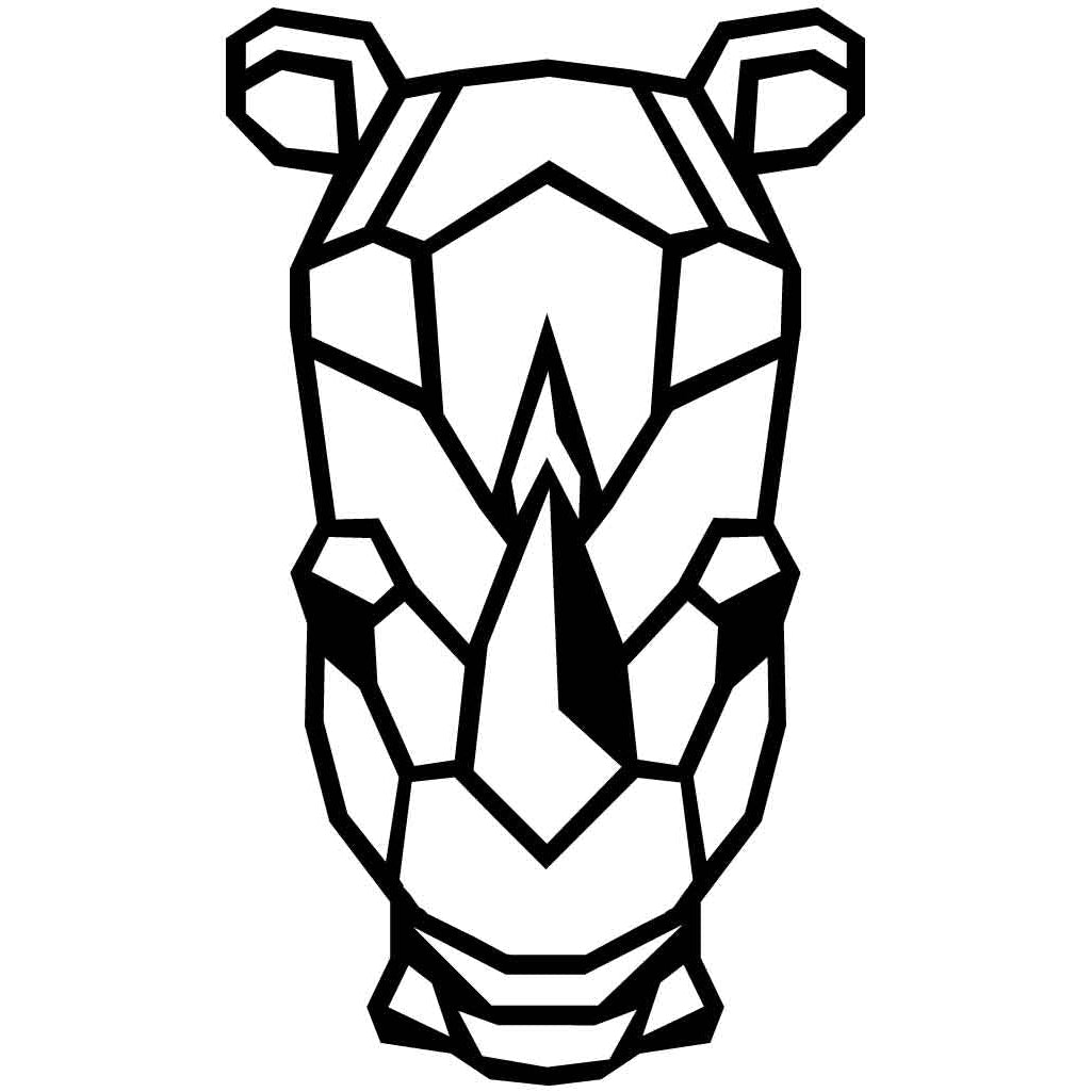 Rhino Face Geometric-DXF files Cut Ready for CNC-DXFforCNC.com
