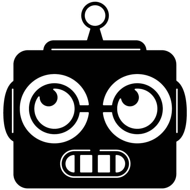 Robot Face Free DXF File for CNC Machines-DXFforCNC.com