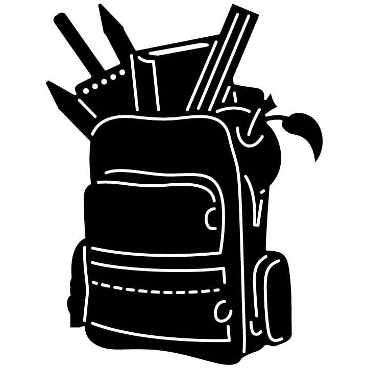 School Bag (4) Free DXF File for CNC Machines-DXFforCNC.com