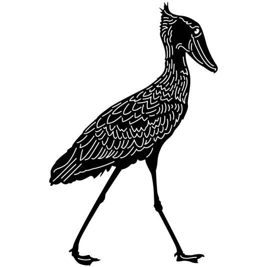Shoebill Whalehead Stork Bird-DXF files cut ready for cnc machines-dxfforcnc.com