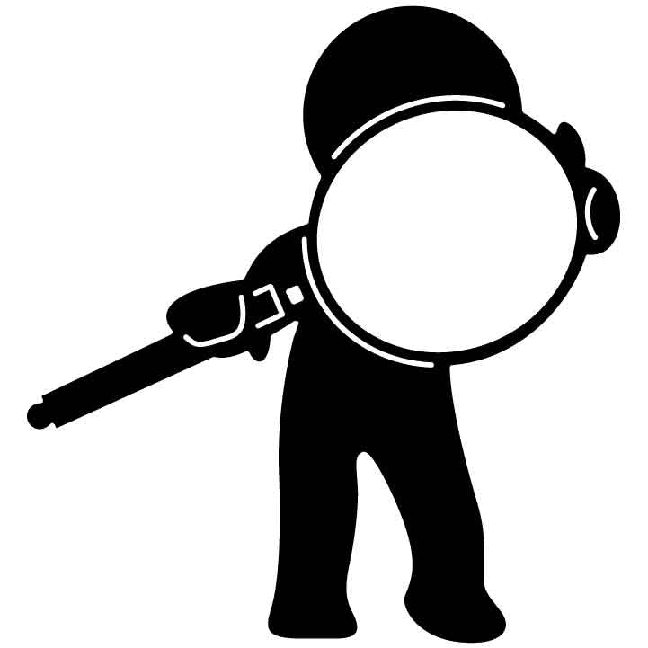 Symbol Search Man Free DXF File for CNC Machines-DXFforCNC.com