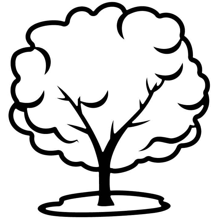 Tree (2) Free DXF File for CNC Machines-DXFforCNC.com