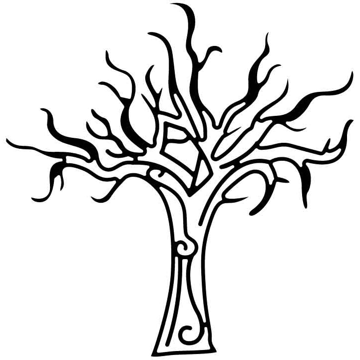 Tree (3) Free DXF File for CNC Machines-DXFforCNC.com