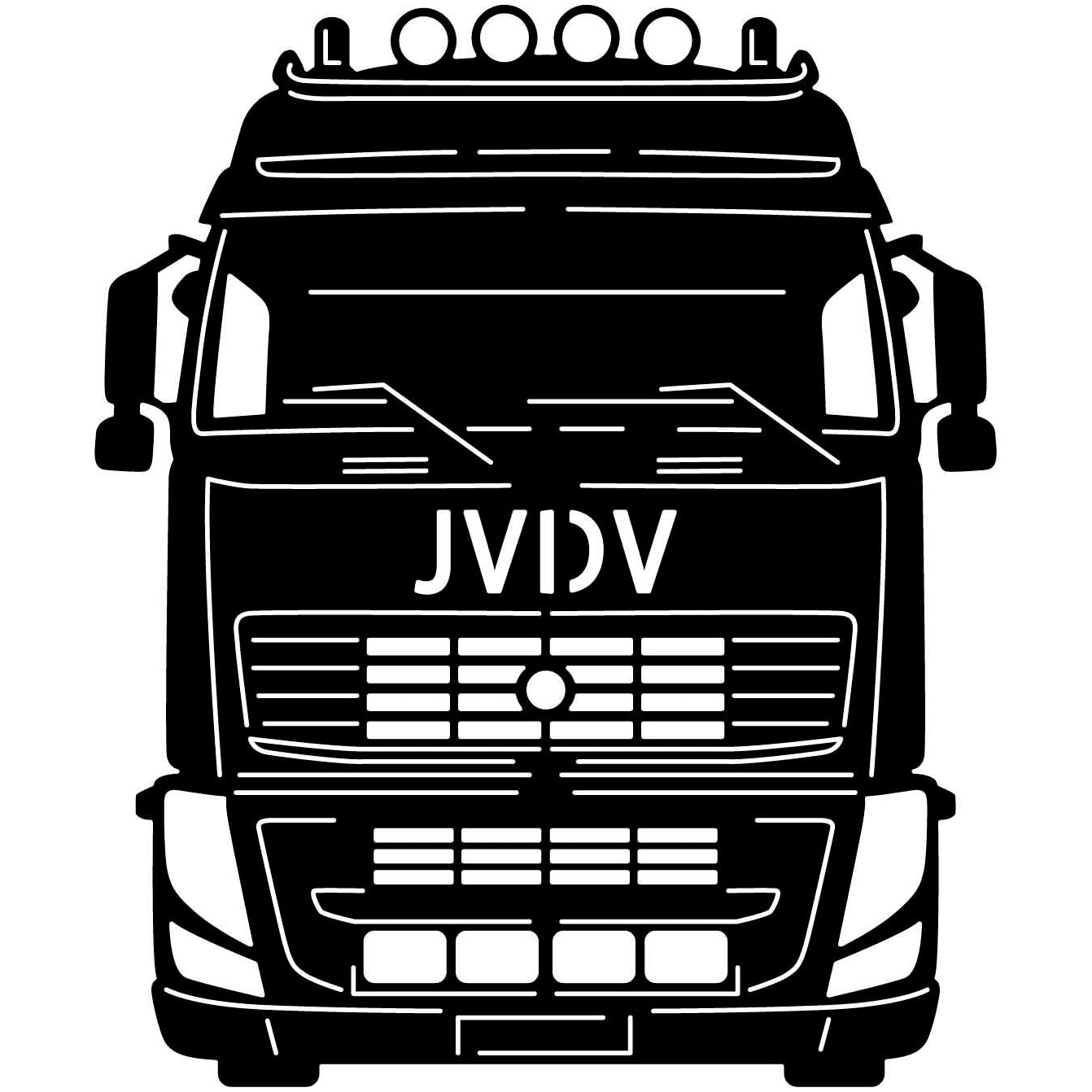 Trucks Custom JVDV-DXF files cut ready for cnc machines-dxfforcnc.com