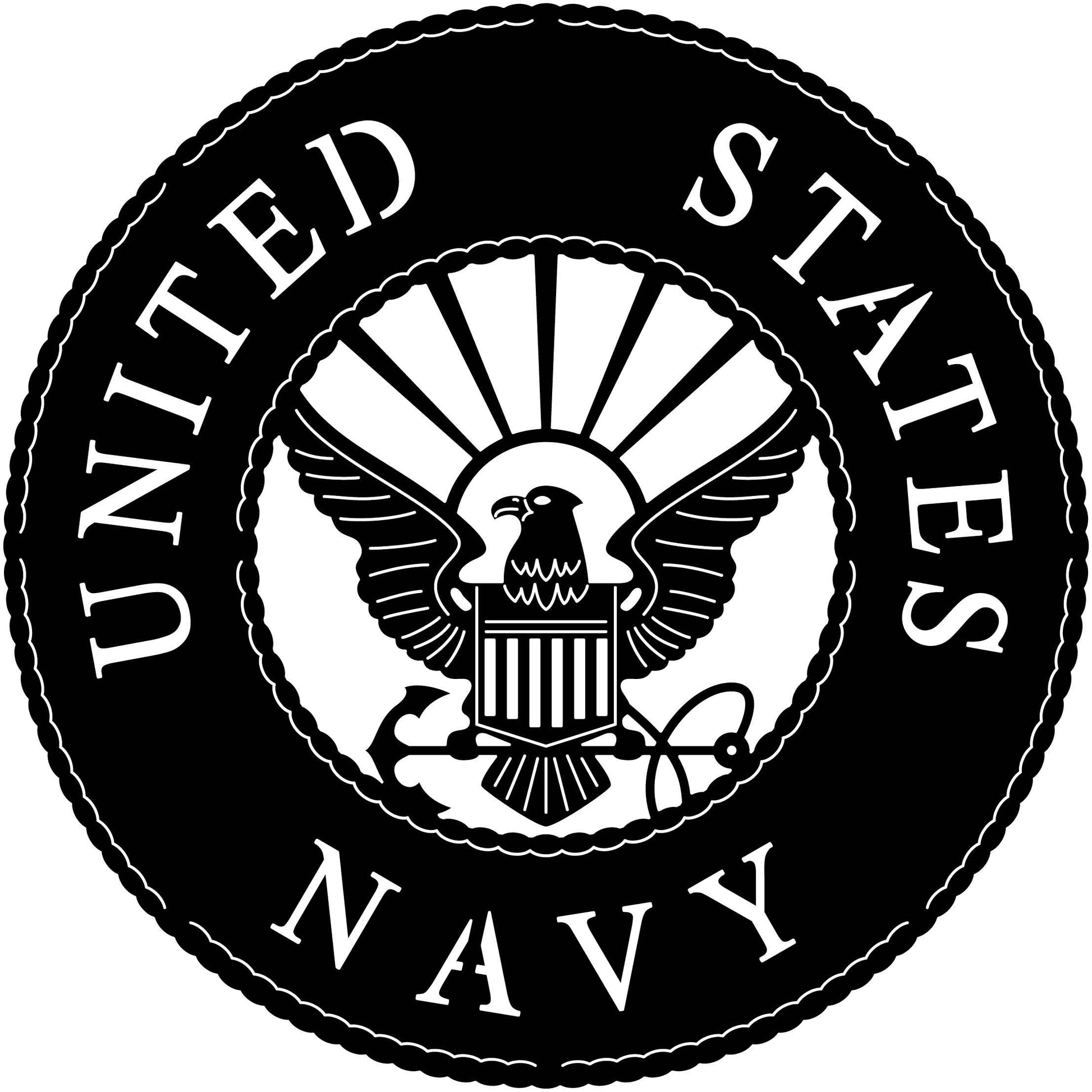 US Navy Eagle Badge-DXFforCNC.com-DXF Files cut ready cnc machines