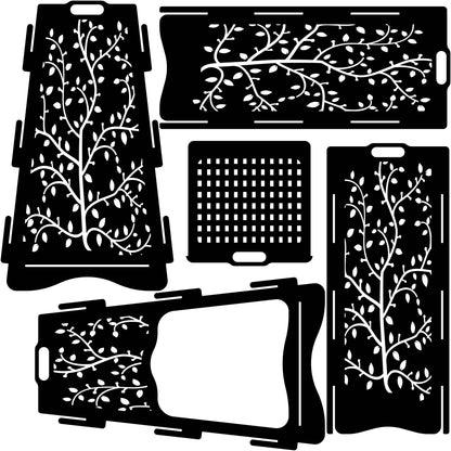 Fire Pit Vertical Collapsible Portable Tree-dxf files cut ready