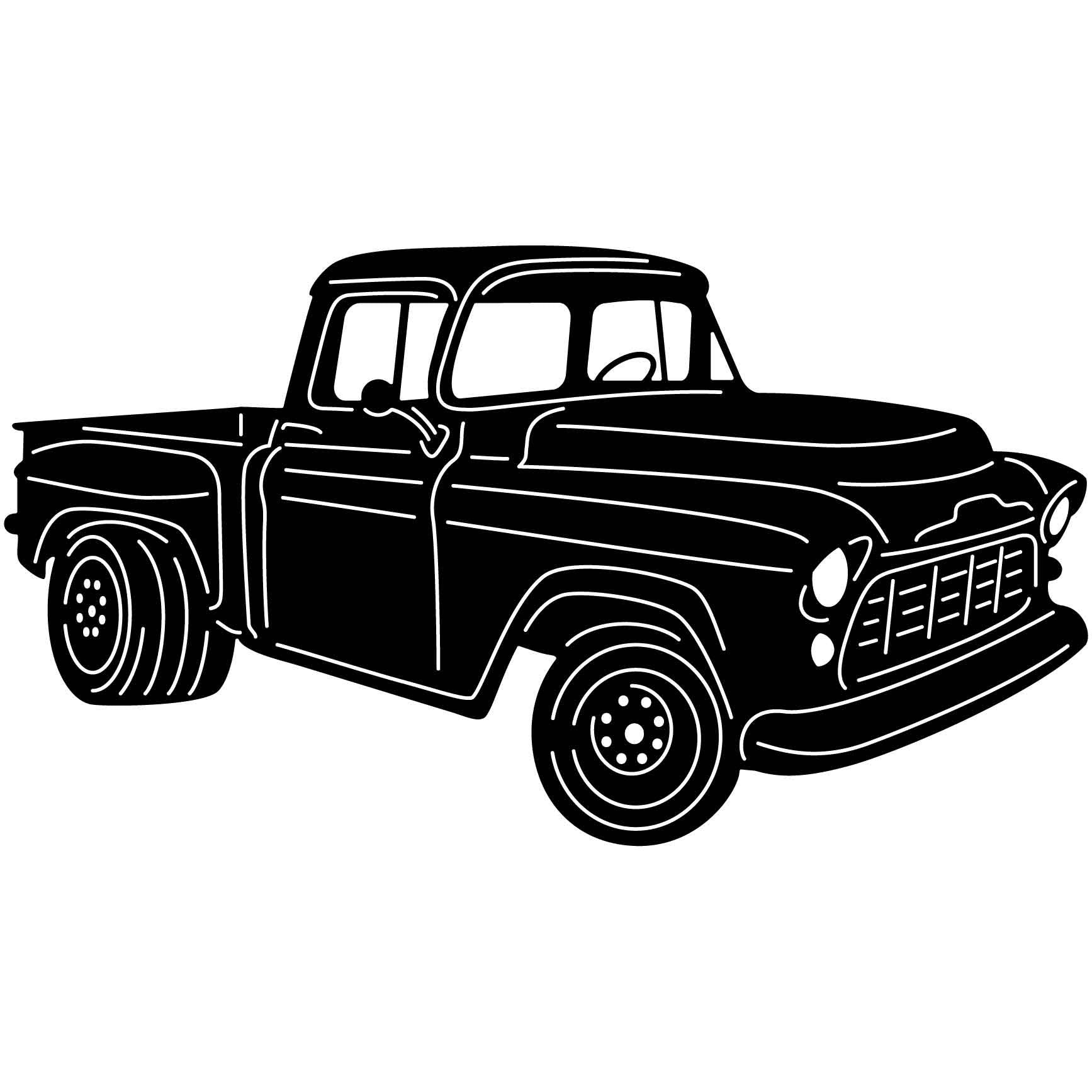 Vintage Old Cars 140 DXF File Cut Ready for CNC
