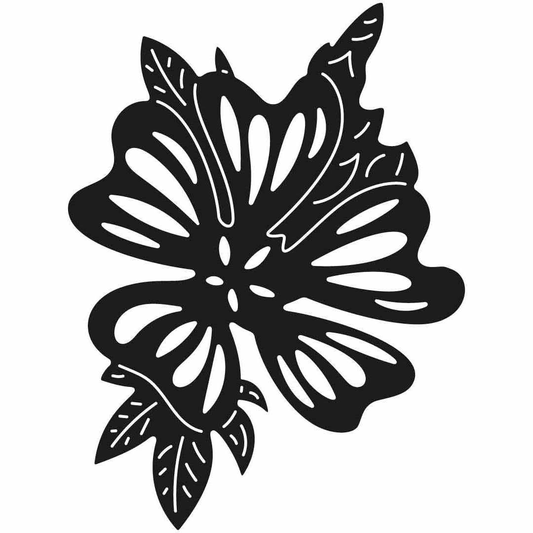 Winter Flower Free-DXF files cut ready for CNC-DXFforCNC.com