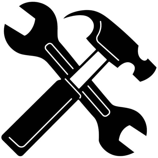 Workshop Tools Hammer and Wrench Free DXF File for CNC Machines-DXFforCNC.com