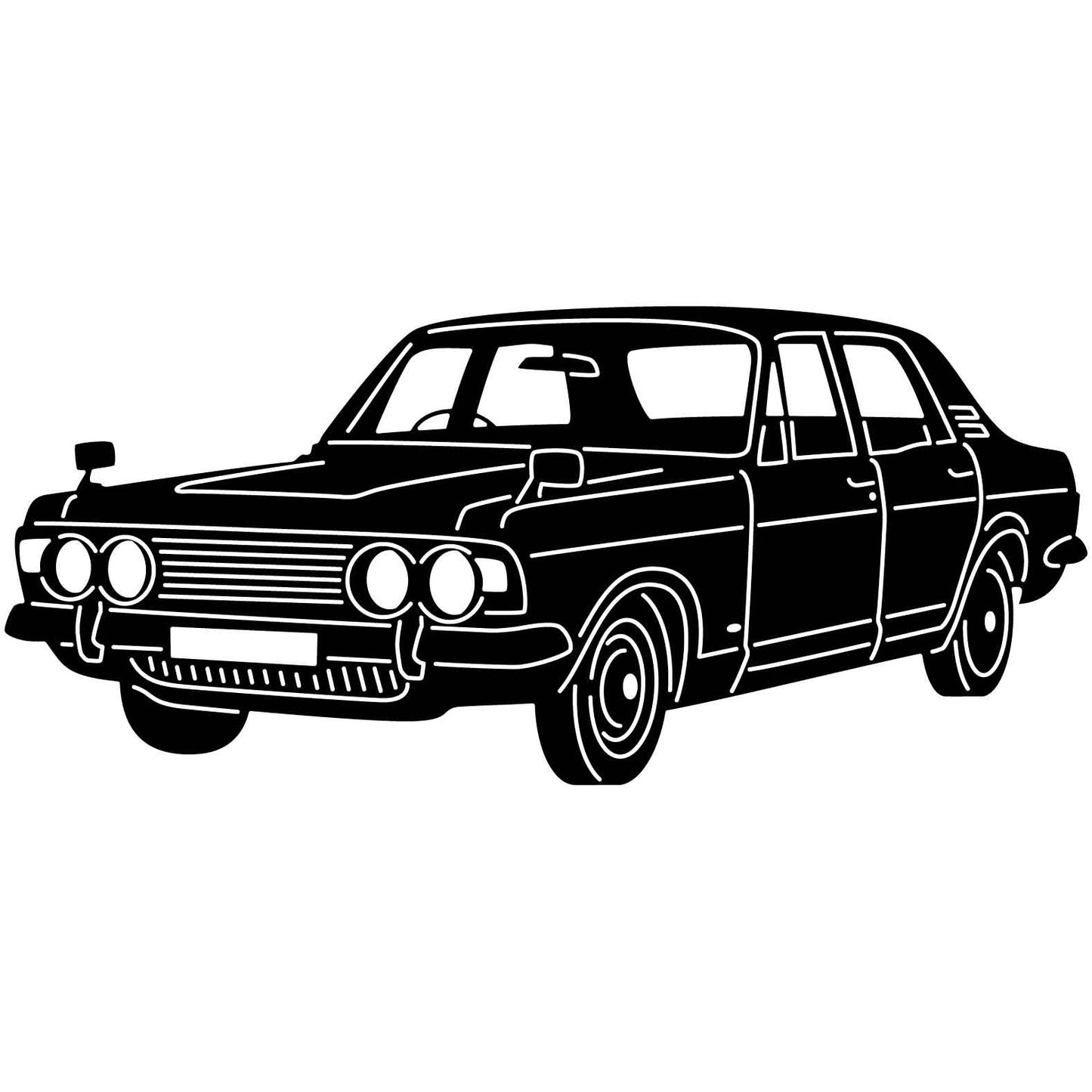Zodiac Old Muscle Car-DXF files cut ready for cnc machines-DXFforCNC.com
