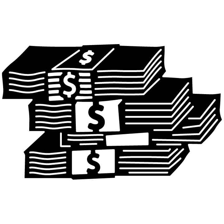 Bundles Of Dollar Bill-DXFforCNC.com