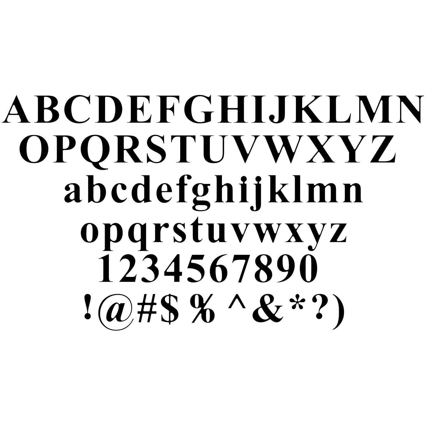 DXF Typography Fonts-DXFforCNC.com-DXF Files cut ready cnc machines