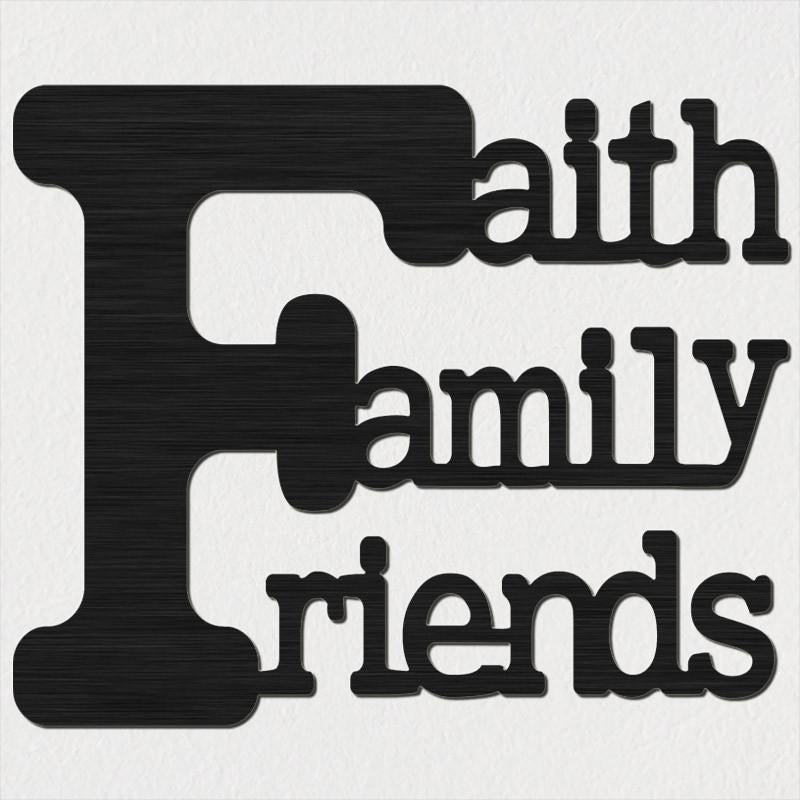 Faith Family Friends Saying-DXFforCNC.com-DXF Files cut ready cnc machines