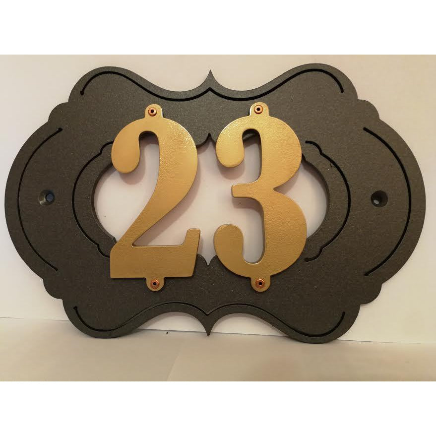 House Numbers and Ornaments Plaques-DXFforCNC.com-DXF Files cut ready cnc machines