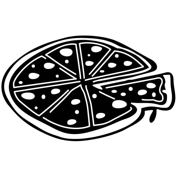 Large Pepperoni Pizza-DXFforCNC.com