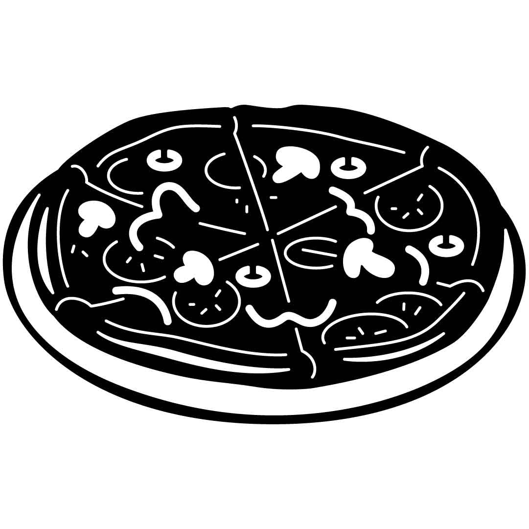 Pizza On A Plate-DXFforCNC.com