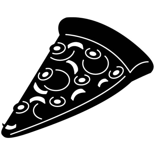 Pizza Slice With Olives-DXFforCNC.com