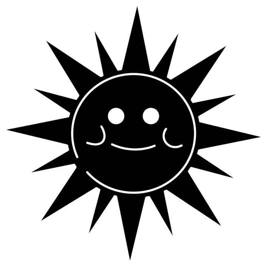 Sun With Puffy Cheeks-DXFforCNC.com