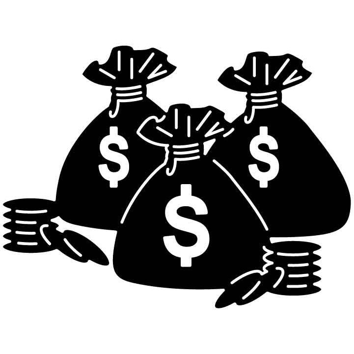 Three Bags Of Money-DXFforCNC.com