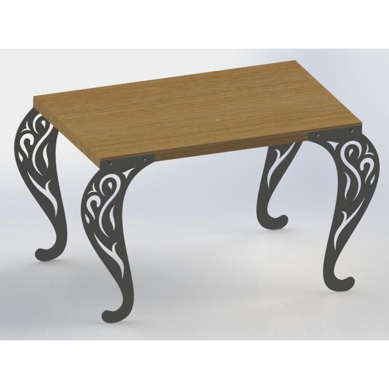 Traditional Style Ornamental Scroll Legs of Table-DXFforCNC.com-DXF Files cut ready cnc machines