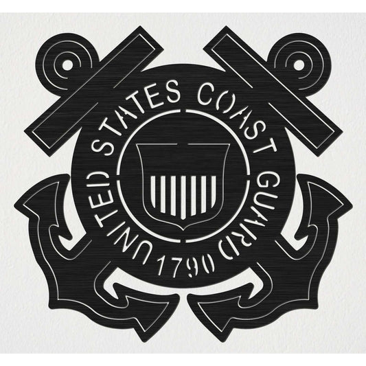 United State Coast Guard Badge-DXFforCNC.com-DXF Files cut ready cnc machines